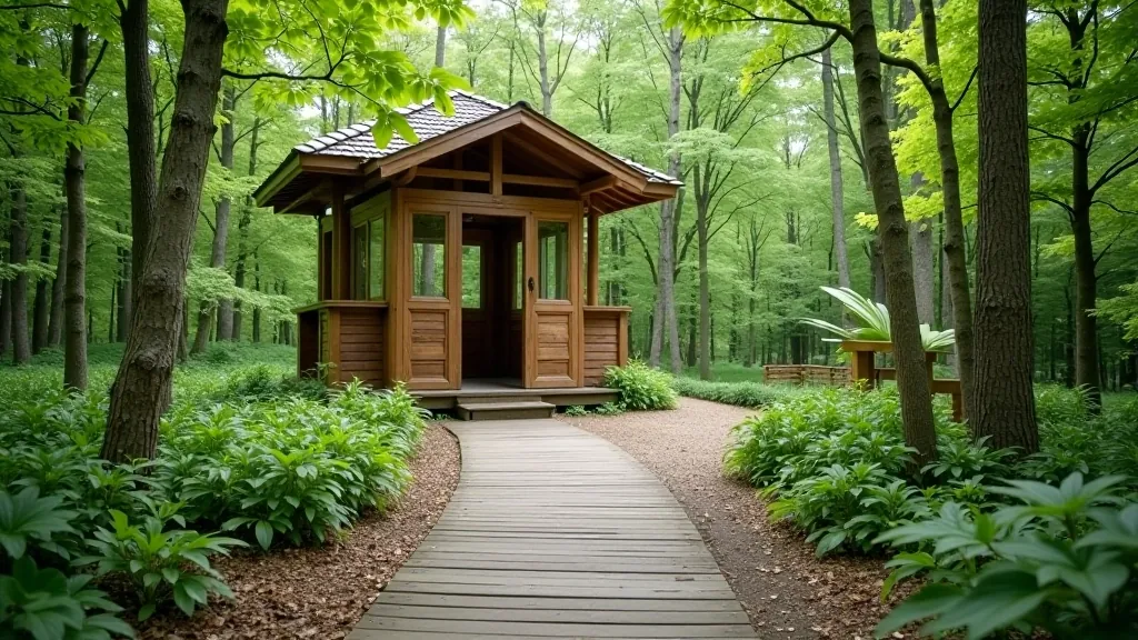 Tērvetes dabas parks ar takas un novērošanas torņiem